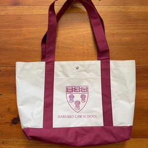 Vintage Harvard Law School #HLS canvas tote bag #LegallyBlonde #Prep